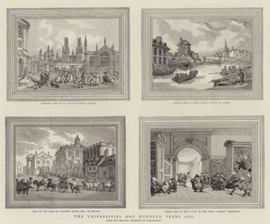विश्वविद्यालय एक सौ साल पहले द्वारा Thomas Rowlandson