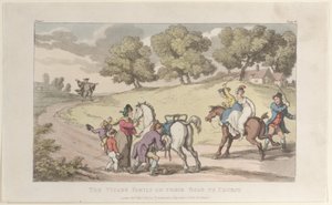 द विकर फैमिली ऑन देयर रोड टू चर्च, द विकर ऑफ वेकफील्ड से, 1 मई, 1817, 1 मई, 1817 द्वारा थॉमस रोलैंड्सन