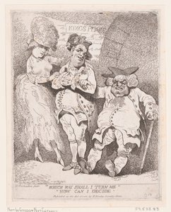 मैं किस ओर मुड़ूँ मैं कैसे निर्णय ले सकता हूँ, ca. 1780., सीए। 1780. द्वारा थॉमस रोलैंड्सन