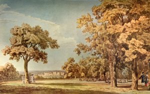 ग्रेट पार्क से विंडसर कैसल लॉन्ग वॉक के अंत के पास, 1740-1798, 1934।