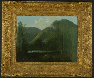 Rydal Hall, कैनवास पर c.1790 तेल द्वारा थॉमस सौतेले रॉबर्ट्स