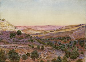 मोआब की पहाड़ियाँ और हिन्नोम की घाटी, 1854