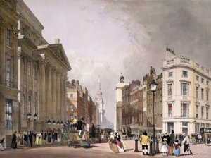 चेपसाइड और मैंशन हाउस, 1842 द्वारा थॉमस शॉटर बॉयज़