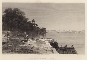 Jahara Baug, Agra (engraving)