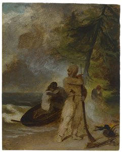 शुक्रवार के पिता को बचाया गया, c.1856 द्वारा थॉमस सुली