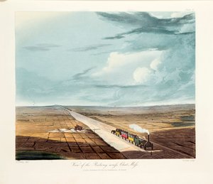रेनहिल ब्रिज, चैट मॉस, लिवरपूल के पास, 1831 द्वारा थॉमस टैलबोट बरी