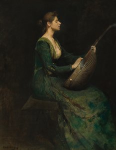 लेडी विद ए ल्यूट, 1886।
