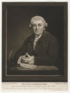 डेविड गैरिक, 1779। द्वारा थॉमस वाटसन