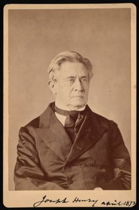 जोसेफ हेनरी का पोर्ट्रेट 1797-1878, अप्रैल 1873।