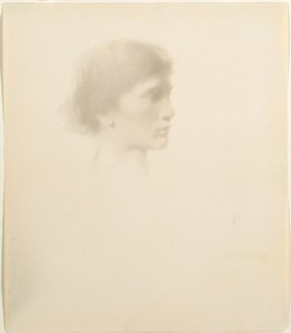एक महिला का मुखिया, 1894 या उसके बाद। द्वारा थॉमस विल्मर डेविंग