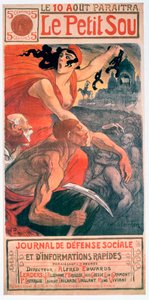 ले पेटिट सू, थिओफाइल स्टीनलेन द्वारा समाजवादी पत्रिका, 1900