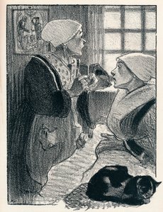 चांसों डी फेम्स, 1897, 1898 से लेस फेमेस डी फ्रांस द्वारा थियोफाइल एलेक्जेंडर स्टीनलेन