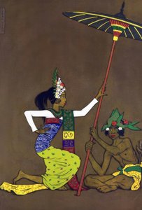 क्लासिक बाली डांसर