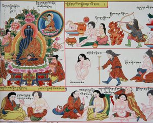 तिब्बती चिकित्सा पर पांडुलिपि (389729 का विस्तार)