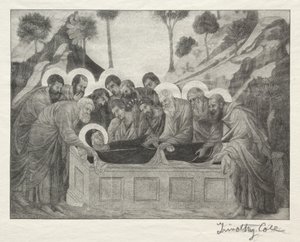 ओल्ड इटैलियन मास्टर्स: द बरिअल ऑफ़ द वर्जिन, 1888-1892। द्वारा टिमोथी कोल