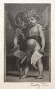 ओल्ड इटैलियन मास्टर्स: टू चाइल्ड एंजेल्स, 1888-1892। द्वारा टिमोथी कोल