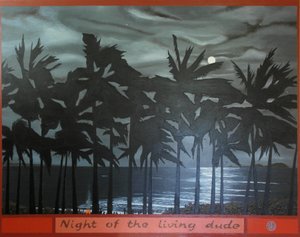 रहने वाले दोस्त की रात, 2012, कैनवास पर तेल द्वारा टिमोथी नाथन जोएली