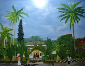 दुलन कैफे, ताइतुंग चीनी कारखाना, 2010, कैनवास पर तेल
