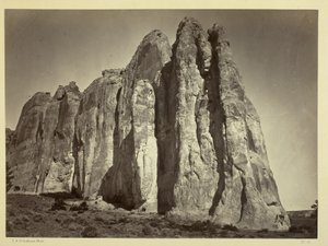 शिलालेख रॉक के दक्षिण की ओर, 1873 द्वारा टिमोथी OSullivan