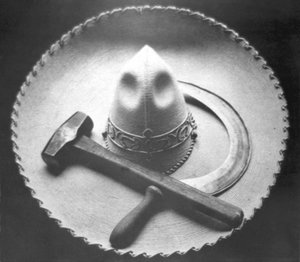 मैक्सिकन क्रांति: हैम्ब्रेर विद हैमर एंड सिकल, मेक्सिको सिटी, 1927 द्वारा टीना मोडोटी
