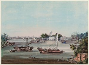 दहुआंगजिया किला, पर्ल नदी द्वारा Tingqua