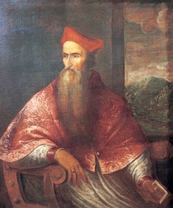 पिएत्रो बेम्बो का पोर्ट्रेट द्वारा टिटियन (c.1488-1576)