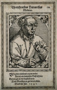 फिलिपस थियोफ्रास्टस ऑरोलस बॉम्बैस्टस वॉन होहेनहिम पेरासेलस, 1587।