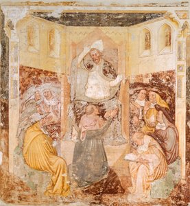 टॉमासो दा मोडेना (1326-1379), फ़्रेस्को द्वारा परित्याग, सेंट उर्सुला की कहानियों से विस्तार द्वारा टोमासो दा (15वीं शताब्दी के अंत में) मोडेना