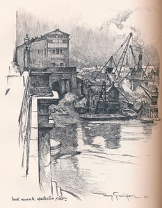 डॉक ऑपोजिट वाटरलू पियर, c1902