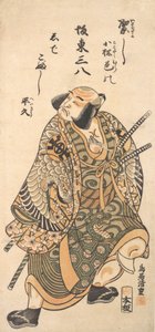एक योद्धा के रूप में अभिनेता नाकामुरा नाकाज़ो, 1716-1