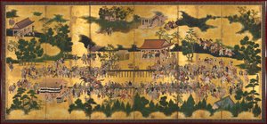 कामो तीर्थ में घुड़दौड़, 1615-50।