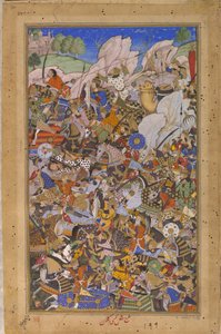1577, 1592-1594 में बूंदी, राजस्थान में किले पर कब्जा करने से पहले की लड़ाई द्वारा तुलसी कलानी