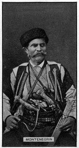 19 वीं शताब्दी के उत्तरार्ध से एक मोंटेनिग्रिन आदमी द्वारा तुर्की का फोटोग्राफर