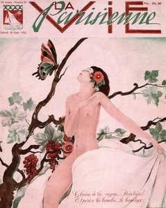 ला वी पेरिसियन मैगज़ीन कवर, 1932