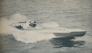 1936 की दुनिया की सबसे तेज एकल इंजन वाली नाव मिस ब्रिटेन III, 1936 द्वारा अज्ञात
