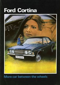 1972 फोर्ड Cortina Mk3 बिक्री ब्रोशर कवर। द्वारा अज्ञात