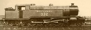 4-6-4 बाल्टिक टैंक इंजन, दक्षिणी रेलवे, 1930। द्वारा अज्ञात