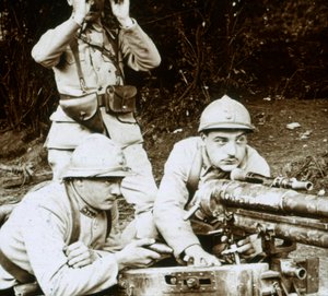 एक 37 मिमी बंदूक, c1914-c1918 द्वारा अज्ञात