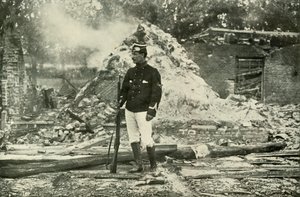 एक बेल्जियम चौकी, 1919। द्वारा अज्ञात