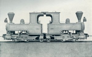 ए डबल लोकोमोटिव, 1922। द्वारा अज्ञात