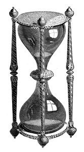 एक फ्रांसीसी घंटे का गिलास, 16 वीं शताब्दी, 1870 द्वारा अज्ञात