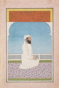 एक पवित्र आदमी एक छत पर बैठा हुआ, ca. 1850। द्वारा अज्ञात