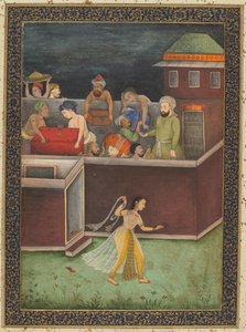 एक घर रात में ग, c। 1700। द्वारा अज्ञात