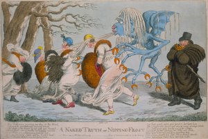'ए नेकेड ट्रुथ, या निपिंग फ्रॉस्ट', 1803 द्वारा अज्ञात
