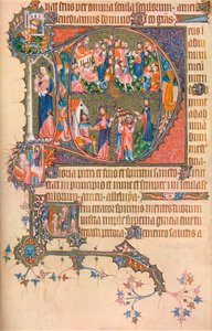 एगर्टन बोहुन Psalter- घंटे, 1370, 1937 से एक पृष्ठ द्वारा अज्ञात