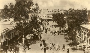 सदर बाजार का एक भाग, रावलपिंडी - मासी गेट से लिया गया, c1918-c1939। द्वारा अज्ञात