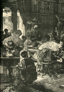 एक रोमन भोज, 1890। द्वारा अज्ञात