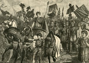 एक रोमन ट्रायम्फ, 1890। द्वारा अज्ञात