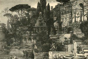 एक रोमन विला, 1890। द्वारा अज्ञात