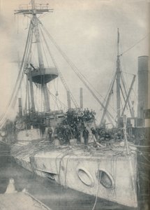 एक निस्तारण विजय। क्रूजर ग्लेडिएटर, साल्विग टग, 1908, 1936 द्वारा समर्थित है द्वारा अज्ञात